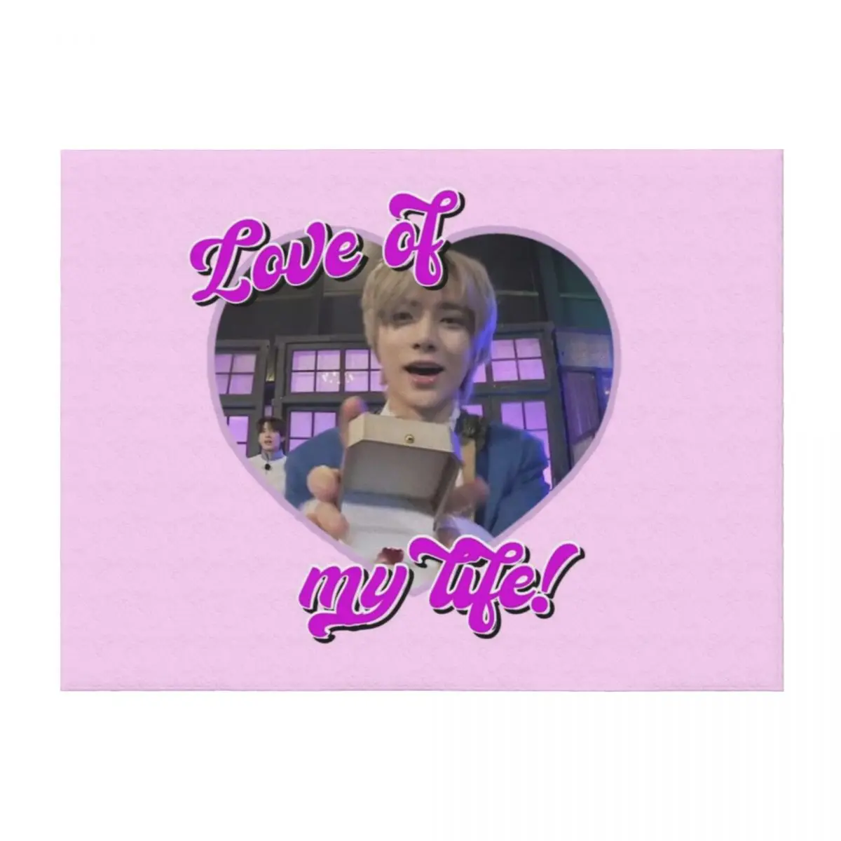 

retro beomgyu loml Throw Blanket manga Furry Bed linens Blankets