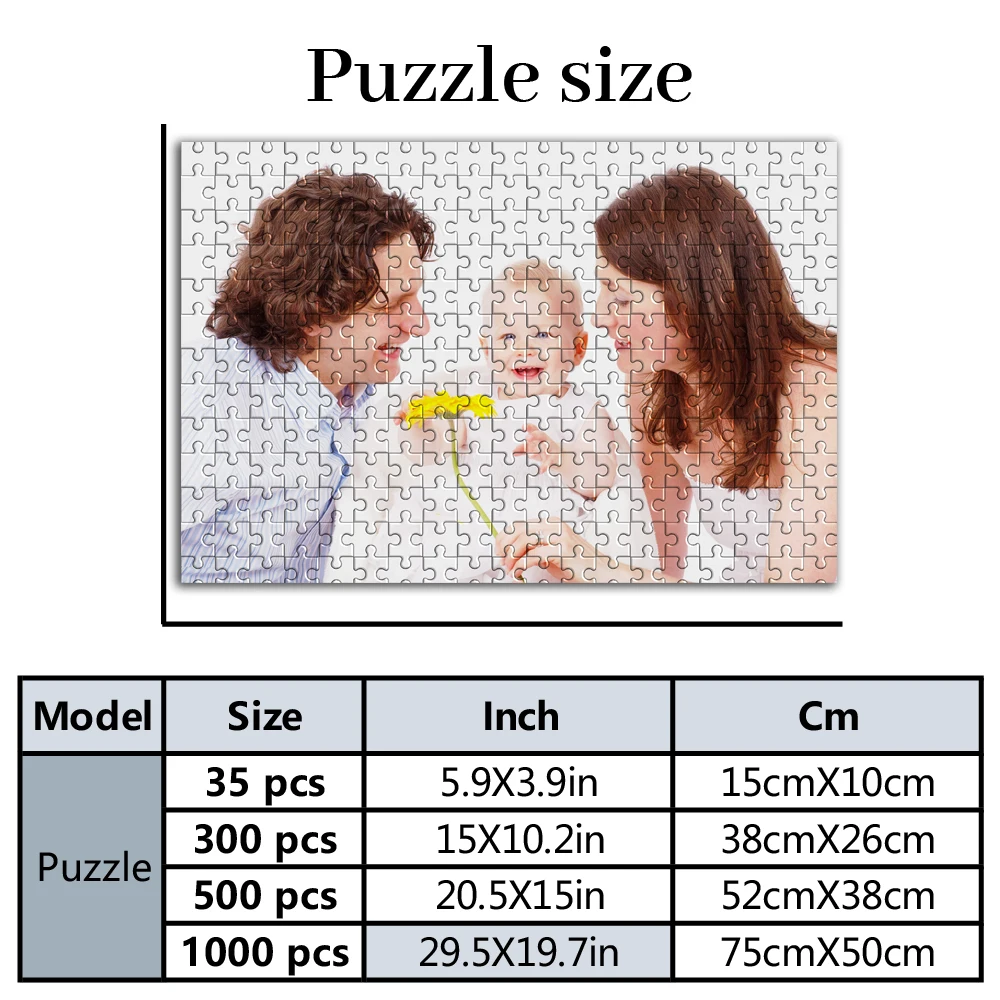 Personalized Custom Photo Puzzle Customize This Personalized Puzzle Can Be A Unique Gift For Family And Friends, A Memorable Kee