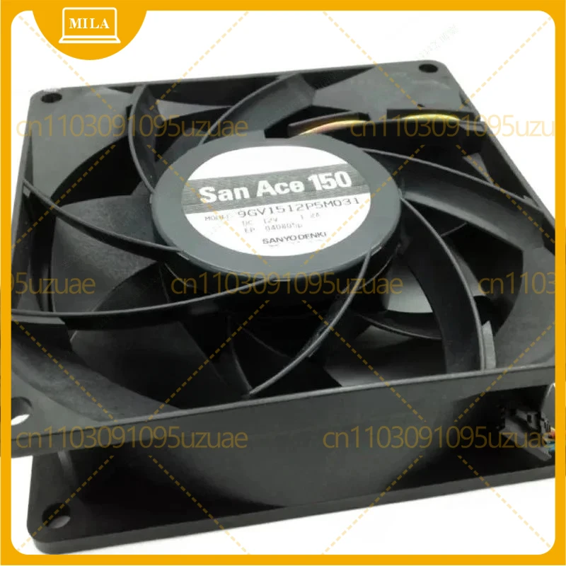 

For Sanyo 9GV1512P5M031 15050 15cm 150mm DC 12V 1.2A high speed fan violence 150*150*50mm
