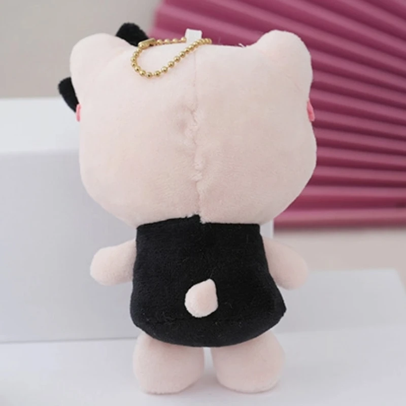 Nieuwe Kitty Pluche Sleutelhanger Cartoon Dier Knuffel Meisje Rugzak Hanger Leuk Katje Pluche Pop Auto Opknoping Decoratie Party Gift