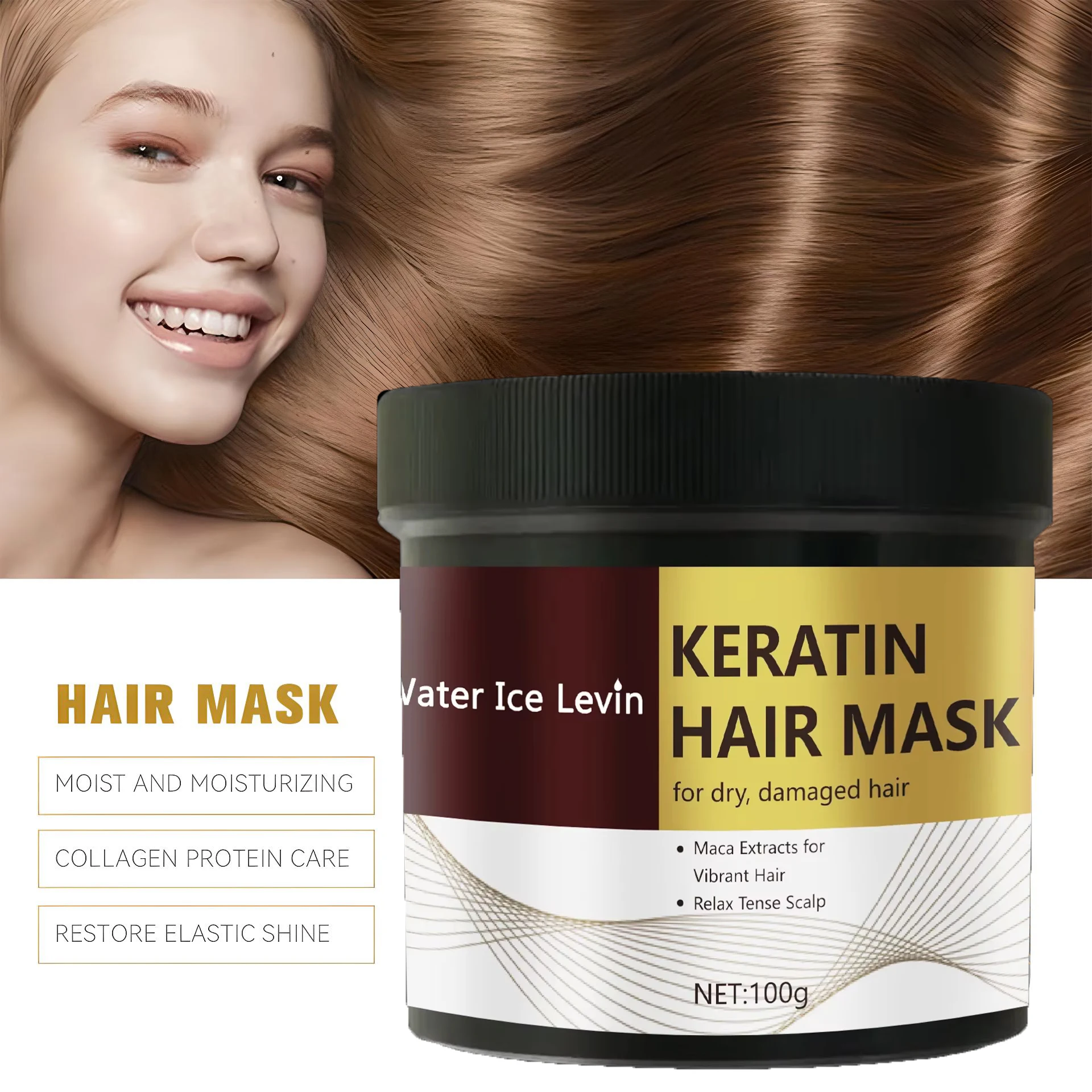 5 Seconds Fast Repair Damaged Frizzy Hair Mask Magical Keratin Deep Moisturizing Soft Smooth Shiny Straightening Hair Care New