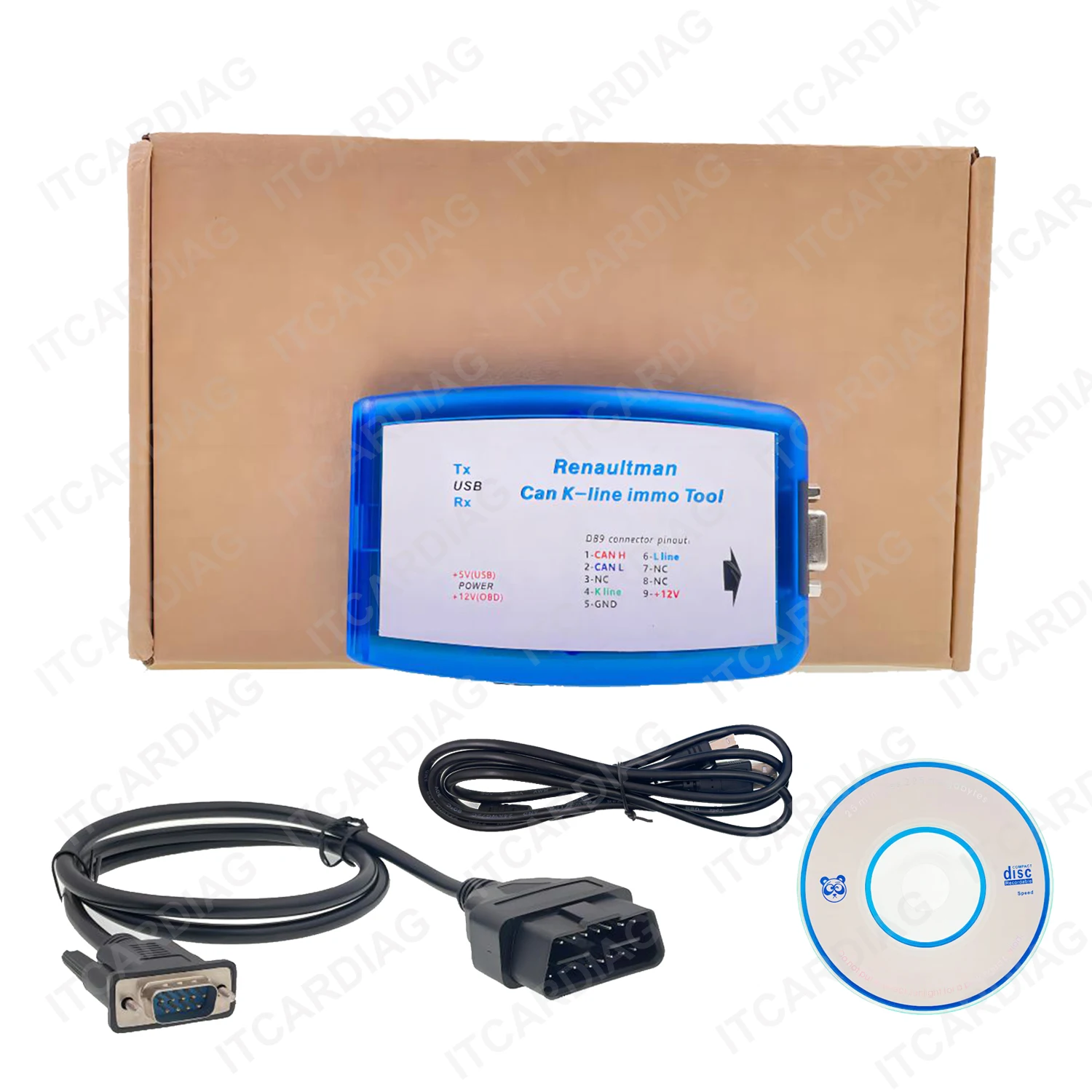 For Renault Renaultman Can K-line Immo V4.06 Tool Auto ECU Programmer Read/Write EEPROM FLASH, Clear Immobilizer Code