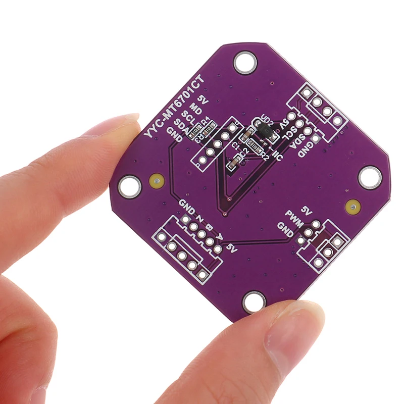 Codificador magnético MT6701-22, módulo de Sensor de medición de ángulo de inducción magnética, reemplazo de alta precisión de 14 bits AS5600