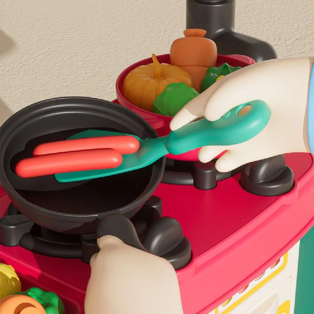 Simulation créative cuisine jouer coloré bricolage semblant cuisson éducatif réutilisable service à thé de l'après-midi cadeaux pour enfants