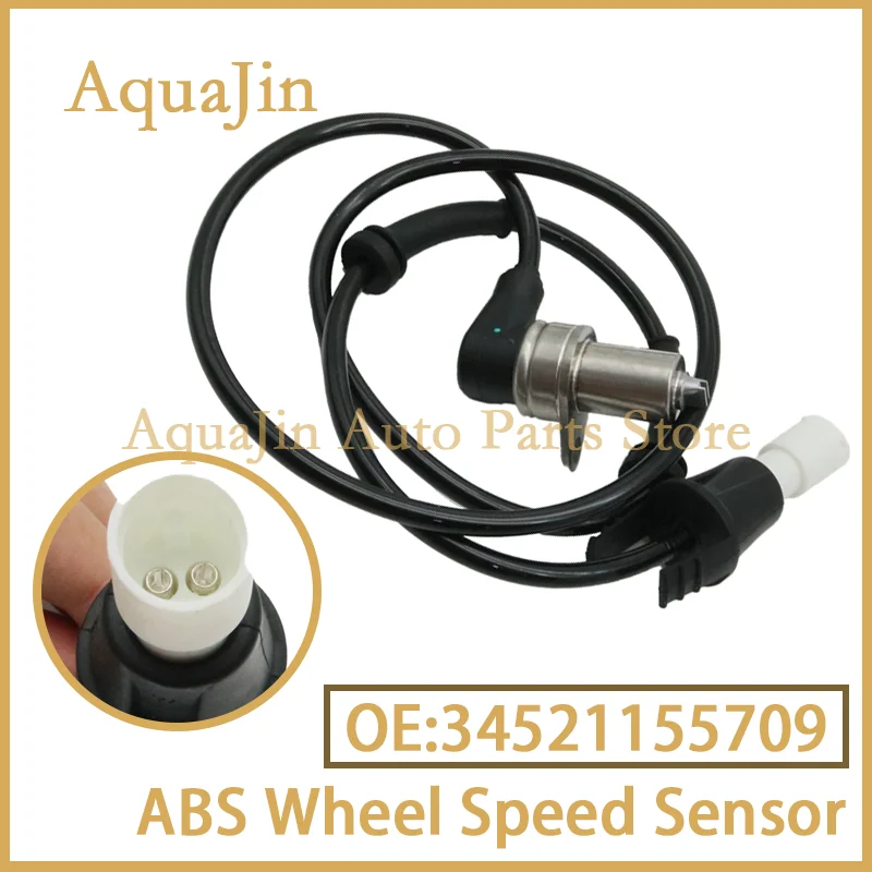 34521155709 Rear Left ABS Wheel Speed Sensor For BMW 5 Series E28 E34 1978~1988 2.4L 2.7L 3.5L Sedan Coupe Car OEM Factory Price