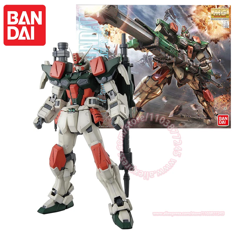 

BANDAI MG 1/100 SEED GAT-X103 BUSTER GUNDAM Children Toy Movable Figure Peripheral Model Desktop Ornament Collection Decorative