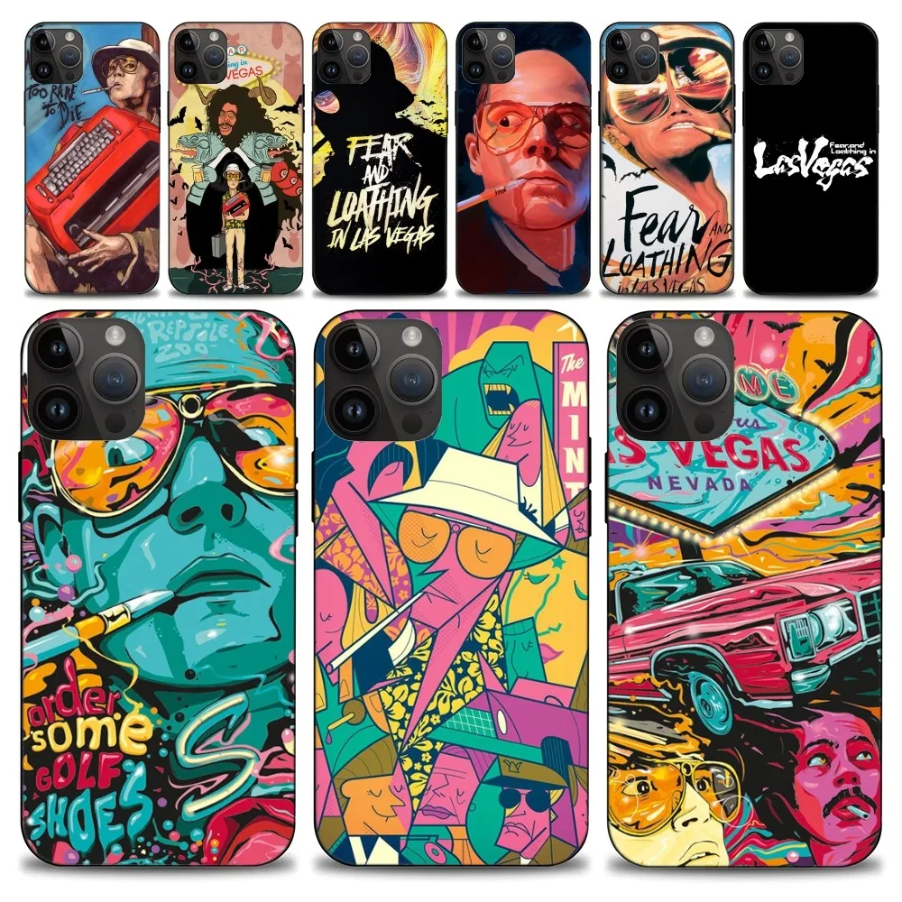 Fear and Loathing in Las Vegas Phone Case iphone15 14 13 12 11 Pro Max Mini X 7 8 Soft Case