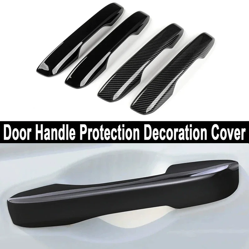 

4 шт. накладки на ручки дверей автомобиля из карбона с хромированием для Honda Civic, Accord, Inspire, ZR-V, Integra, Breeze, CR-V, Zhi Zai, HR-V