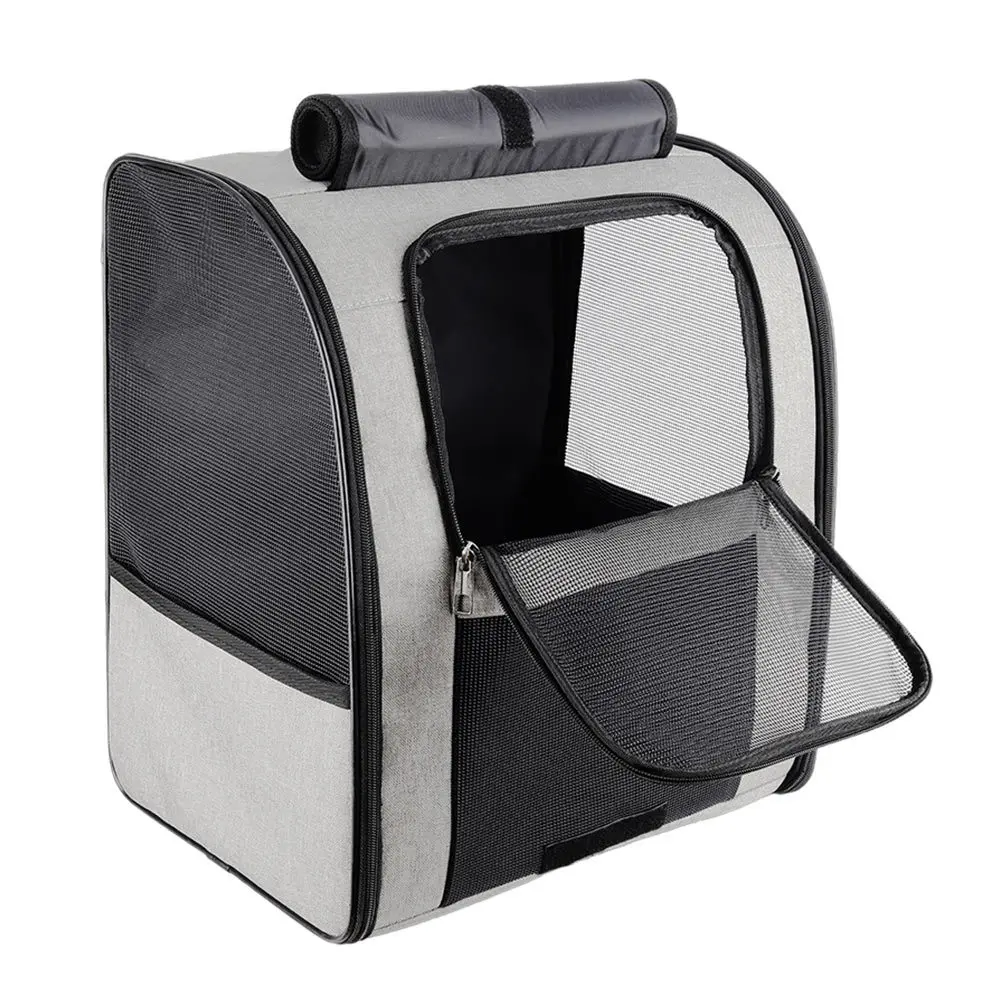 

Portable Pet Backpack Breathable Cat Carrier Bag High Quality Material Stable Design for Outgoing Picnic Travel