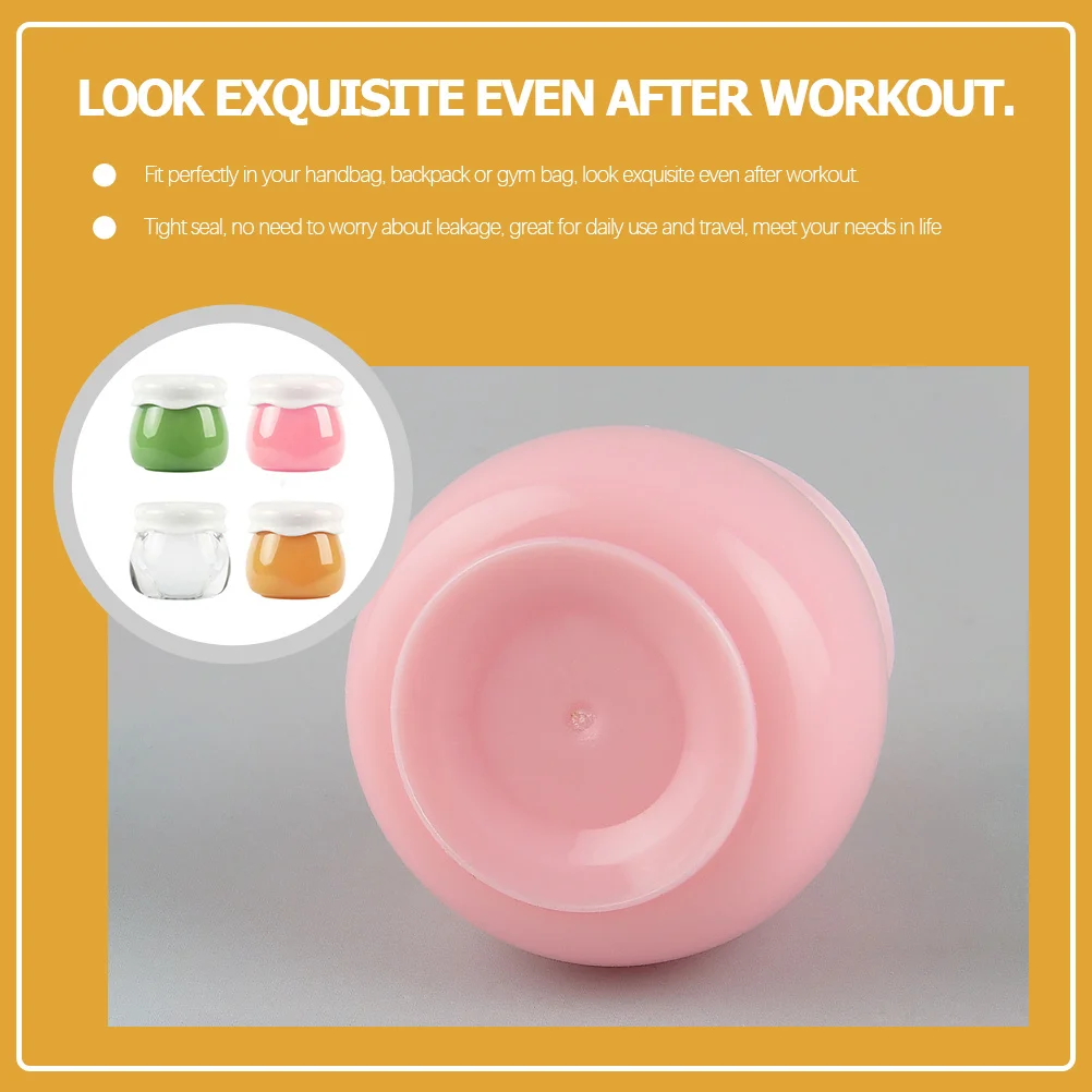 

8Pcs Travel Containers Jar Leakproof Screw Lid Small Makeup Cream Lotion Jars Jar Sample Containers