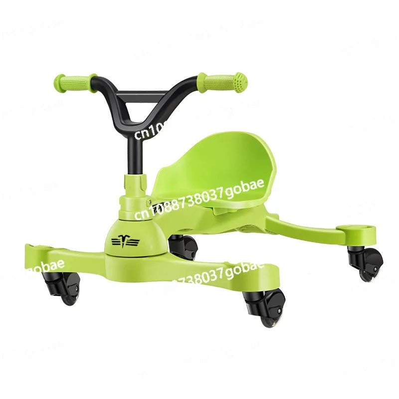 New Twist Drift Car 3-10 Years Old Children's Yo-yo Car Luminous Four-wheel Anti-rollover Male and Female Treasure Swing Car