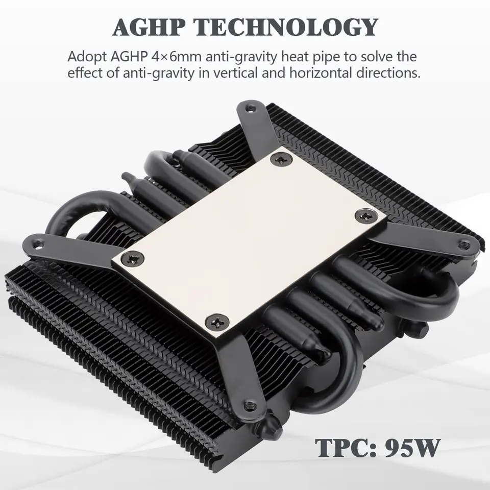 Thermalright AXP-90 X36 Black CPU Air Cooler with Quite 90mm PWM