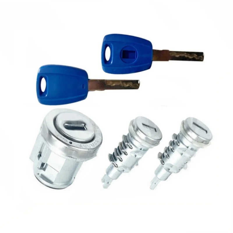 

1Set Door Lock Barrel Ignition Switch Lock Kits For Car Front Door Barn Door For Fiat Doblo MK2 /Vauxhall Combo D Replacement