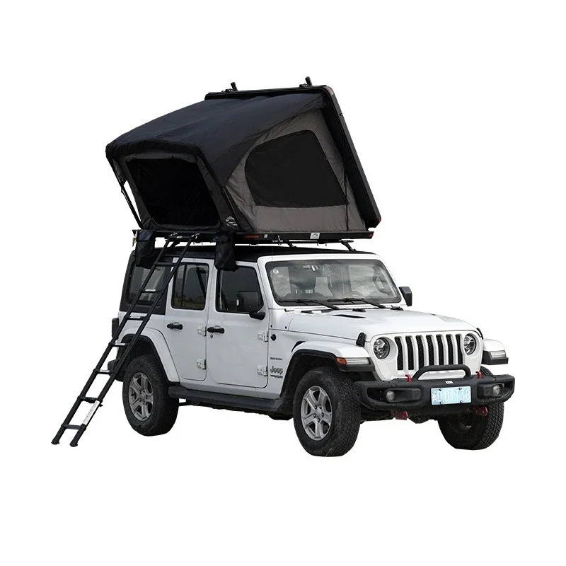 Roof tent with light version Outdoor self-driving tour Camping Load tent Shading sun protection rain tent