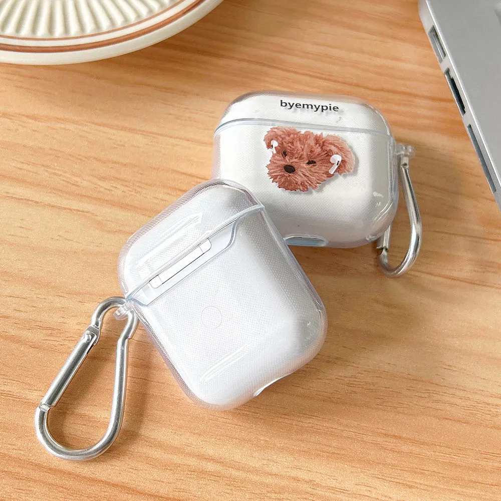 Funda transparente para AirPods 4 2024, funda de TPU suave para auriculares, llavero protector para Apple Airpod Pro 1, 2, 3, 4. ª generación