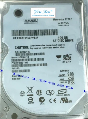 For Momentus 100 GB 7200 RPM 2.5