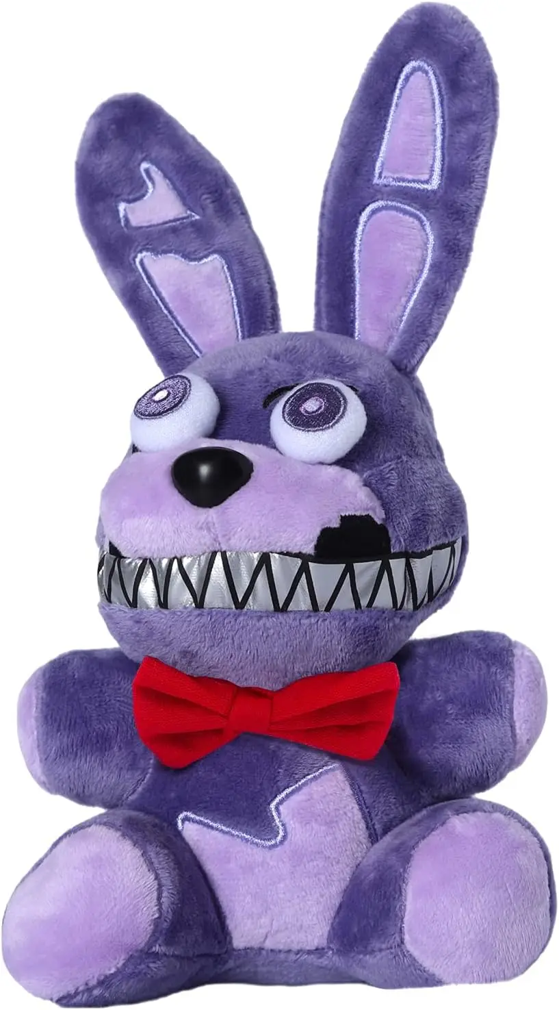 Coelho roxo pelúcia 9.8 Polegada fn bonnie para menino menina natal dia dos namorados presente de aniversário jogo e anime fã presentes