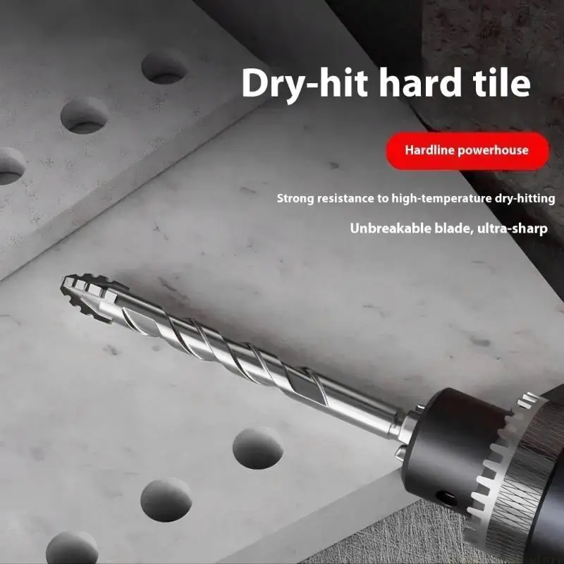 

A2BE 4 Pieces Professional Tile Drill Set Crosses Shaped Tip Alloy Steel Multi Purpose