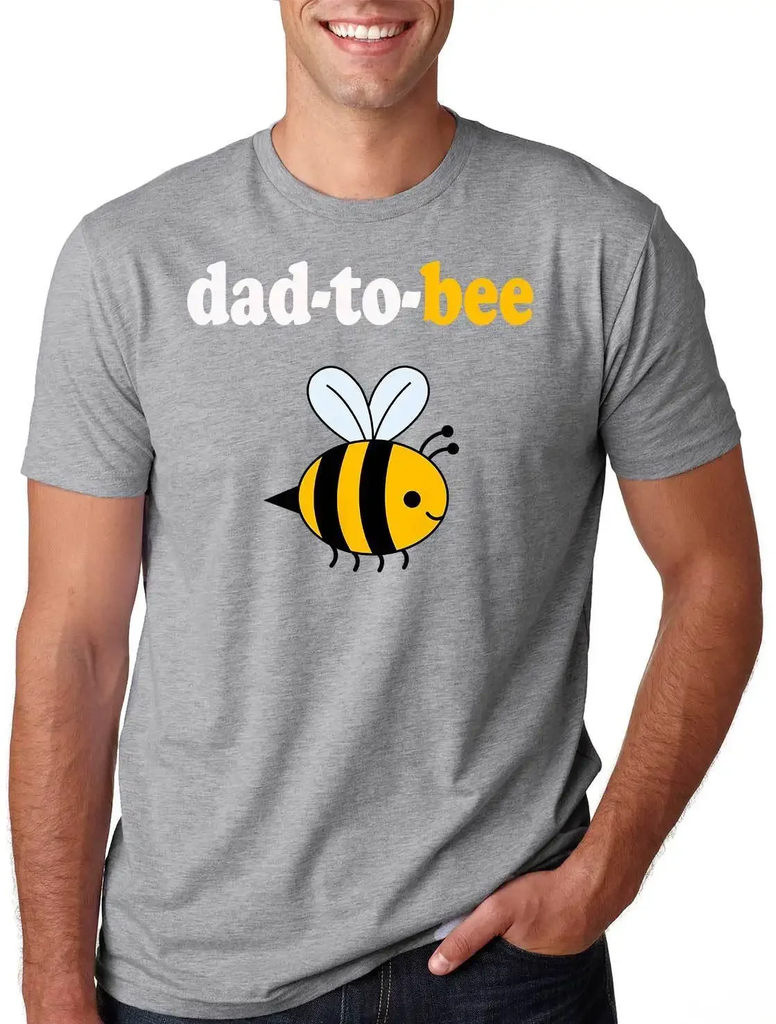 Dad To Bee. Funny Dad Maternity T-Shirt 100% Cotton O-Neck Summer Short Sleeve Casual Mens T-shirt Size S-3XL