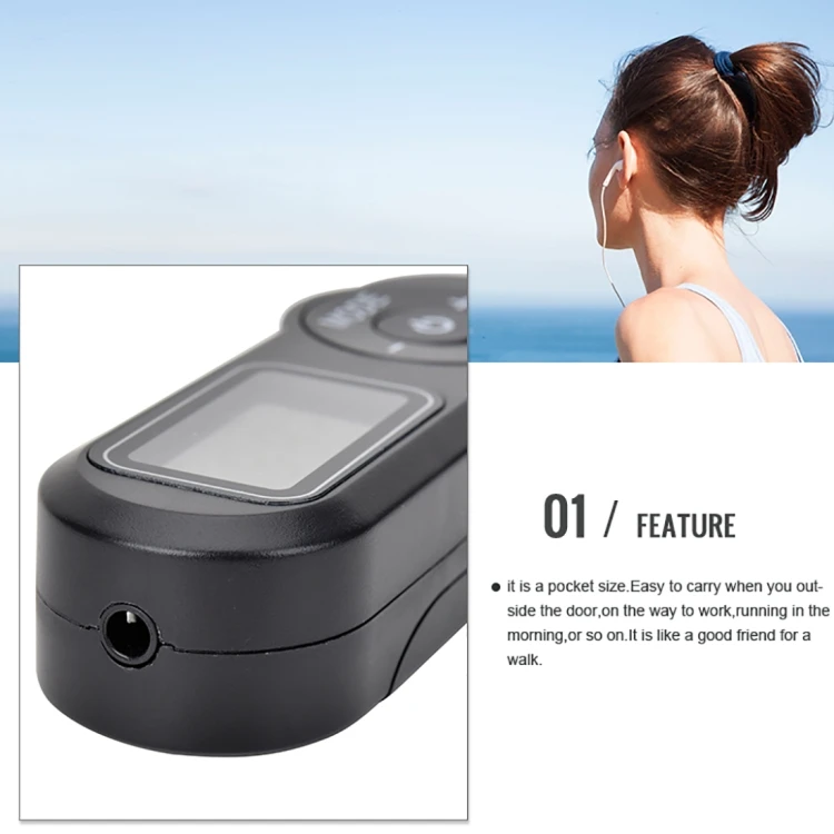 Hot Selling Portable 5dB LCD Display FM Radio with Headset