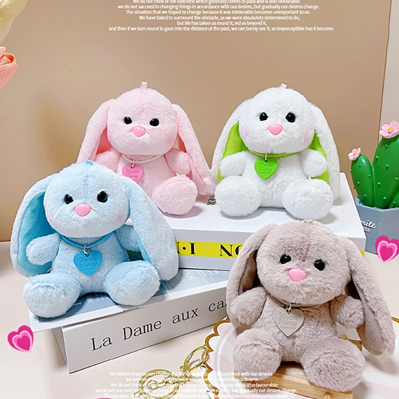 

Милый кролик для желаний зайца, веселая милая мягкая подвеска в виде животного, украшение для рюкзака, подвески, праздничный подарок для девочек