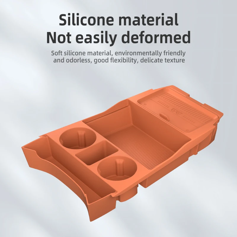 2025 Per SAIC H5 Marvel R Console centrale in silicone sotto la scatola di immagazzinaggio Organizzatore di controllo centrale Zerbino Interni auto