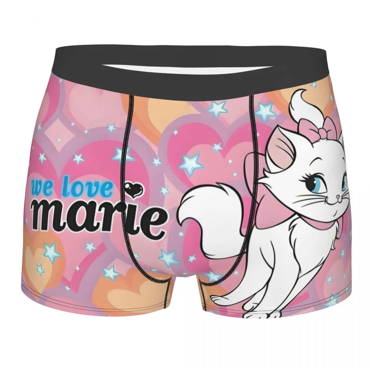

Custom Anime Marie Cat Boxer Shorts For Men 3D Printed Cartoon Kawaii Underwear Panties Briefs Breathable Underpants