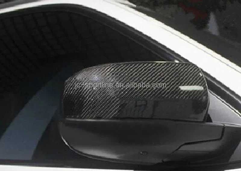 Full Replacement Real Carbon Fiber Mirror Covers for  X5 X6 E70 E71 2007-2013
