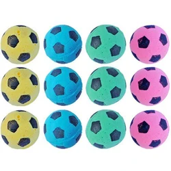 4pcs Cat Toys Latex Foam Ball Interactive Chasing Self Entertainment Teething Toys Soft Comfortable Fast Rebound Pet Supplies