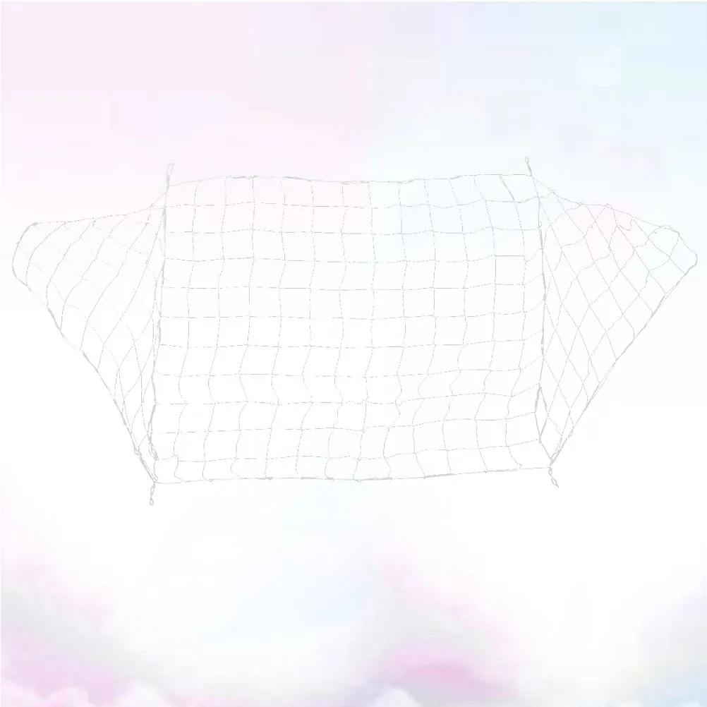 

7 Persons 500X200Cm Football Soccer Goal White Replacement Sports Training Net High Impact Lightweight Foldable Outdoor