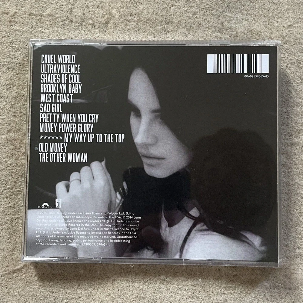 Lana Del Rey Ultraviolence CD Alternative Pop Rock Album 2014 Chart Topper West Coast Sealed New Classic Vinyl Style