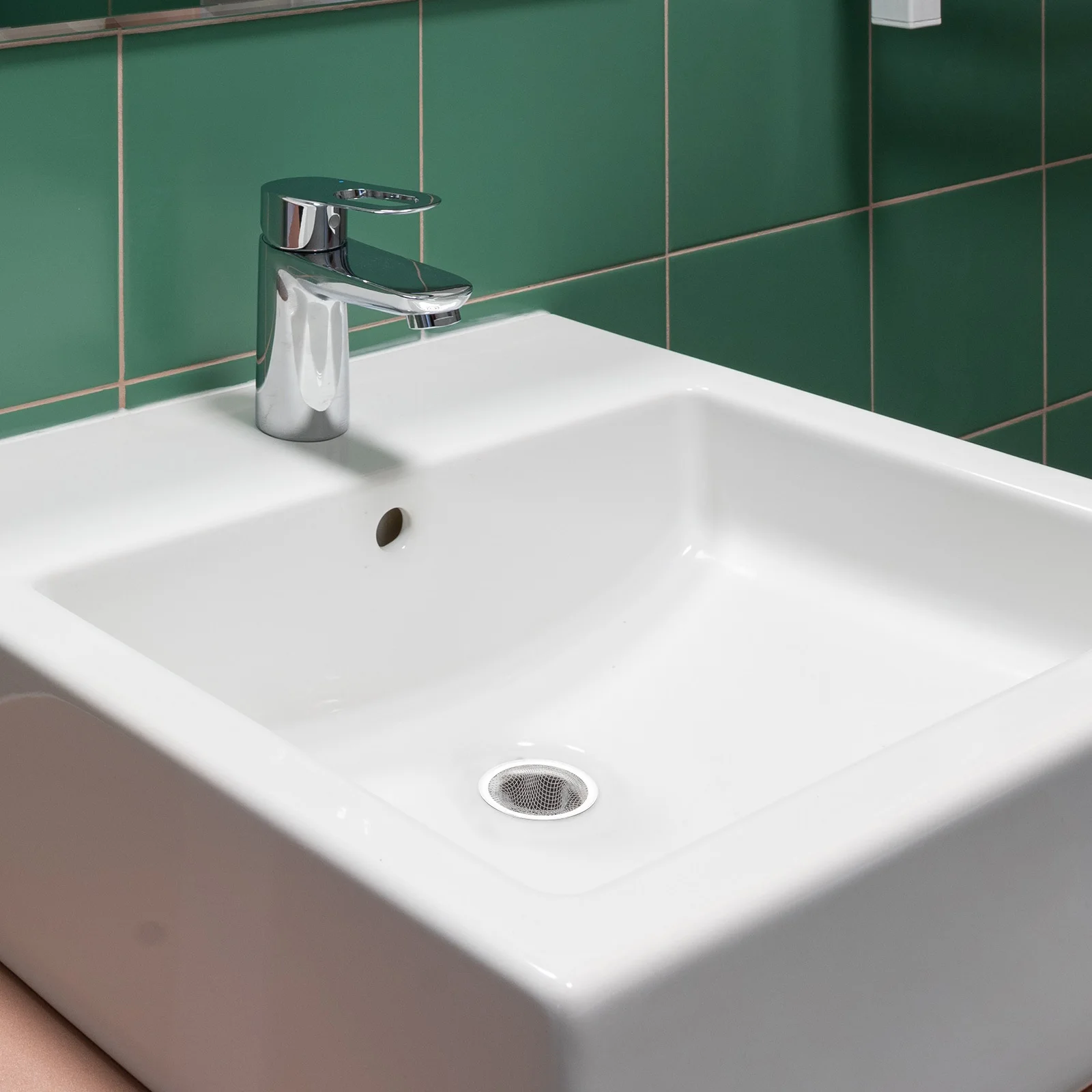 حوض مطبخ ستنلس ستيل سدادة مانعة للتسرب سلة مصفاة فعالة الحطام تصفية ضيق صالح حوض الاستحمام استنزاف الشعر الماسك #5