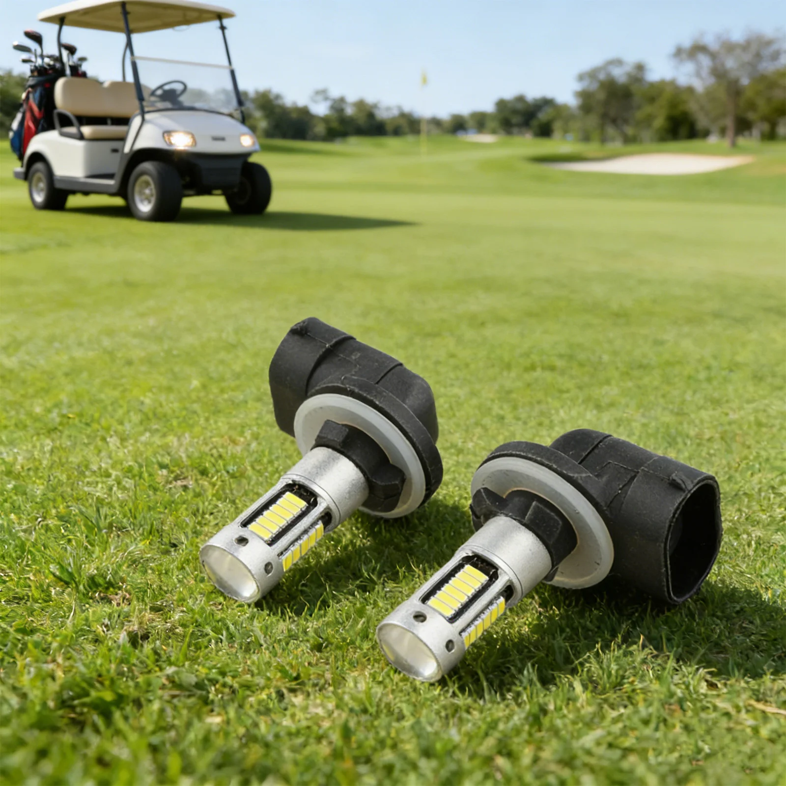 Easy Install LED Light Bulb Ultra Bright LED Bulb 12V Working Voltage Long-lasting Solution Golf Cart Lighting