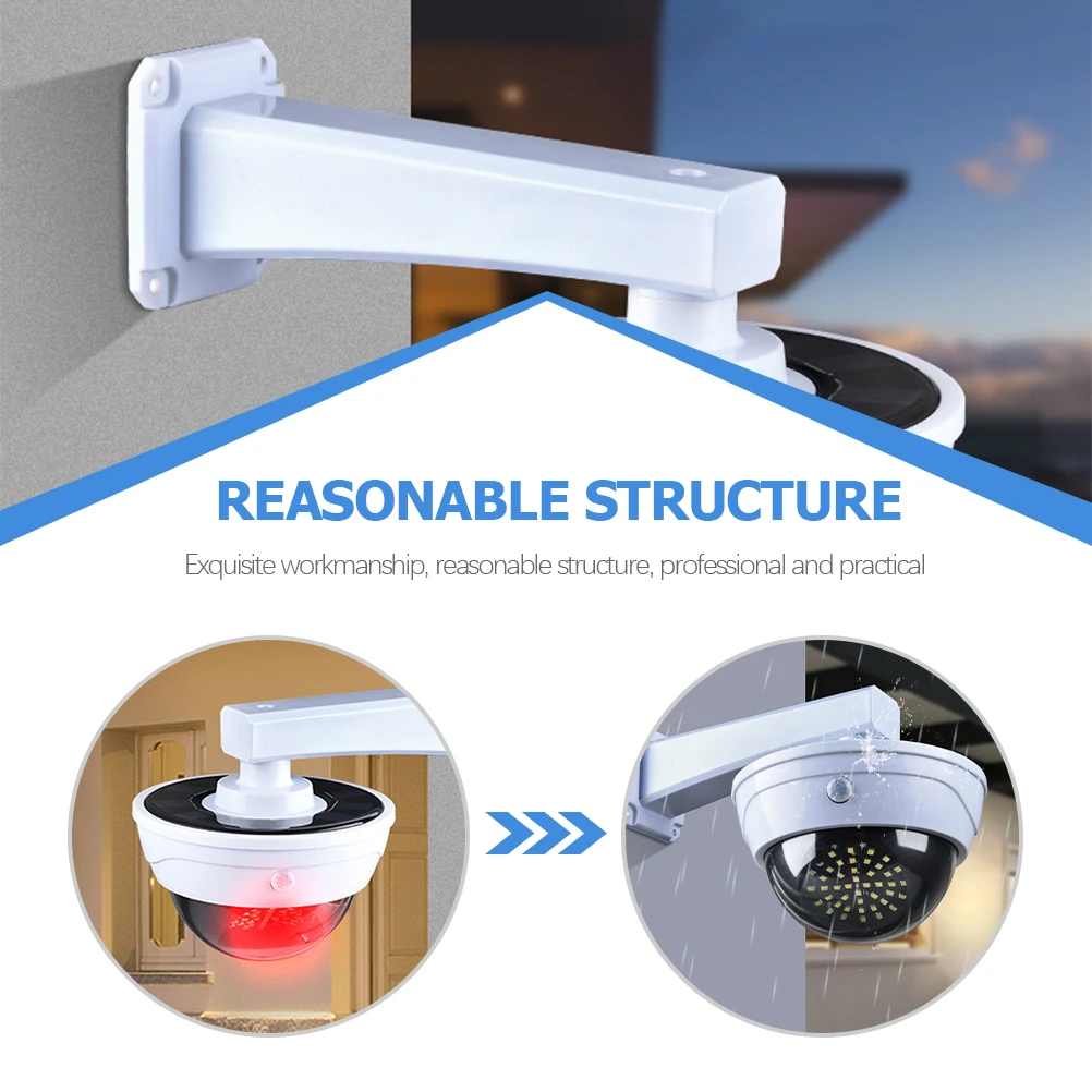 

Solar Powered Intelligent Sensing Street Lights Outdoor Fake Lamp White IP66 Sensor Simulated Garden