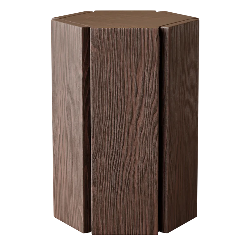 

Solid wood stool, household hexagonal stool, thickened, stackable on the side of the sofa, living room dining table