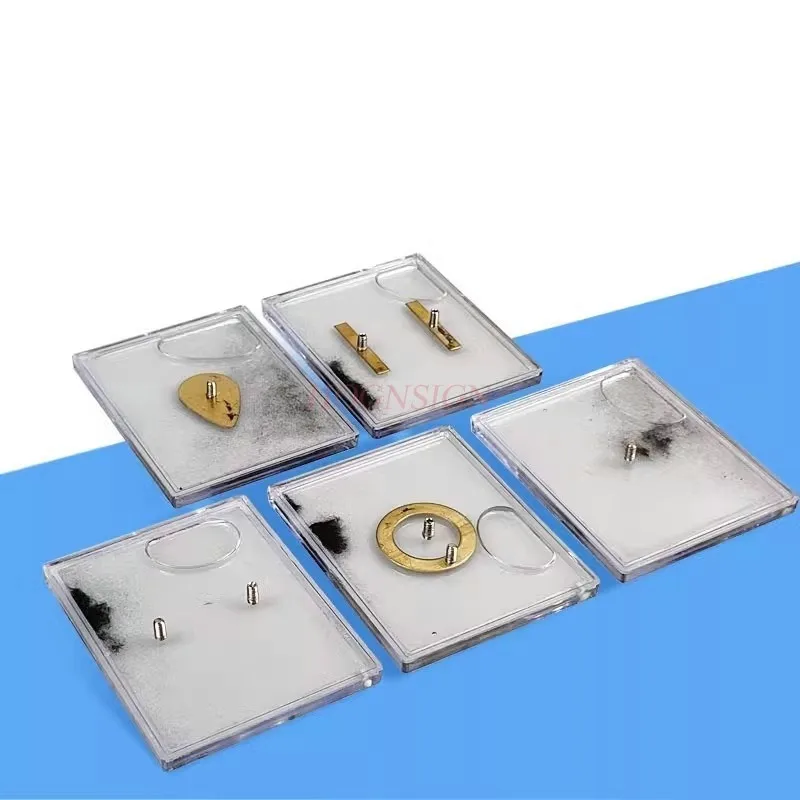 

5pcs Electric Field Line Demonstrator Physical Electromagnetic Size Direction Demonstration Power Line Experiment