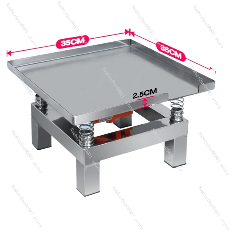 35*35CM Concrete Vibrating Table  Platform Stainless Steel Mini Table 3000rpm