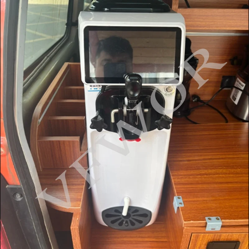 High-Capacity Commercial Soft Serve Ice Cream Machine Maker