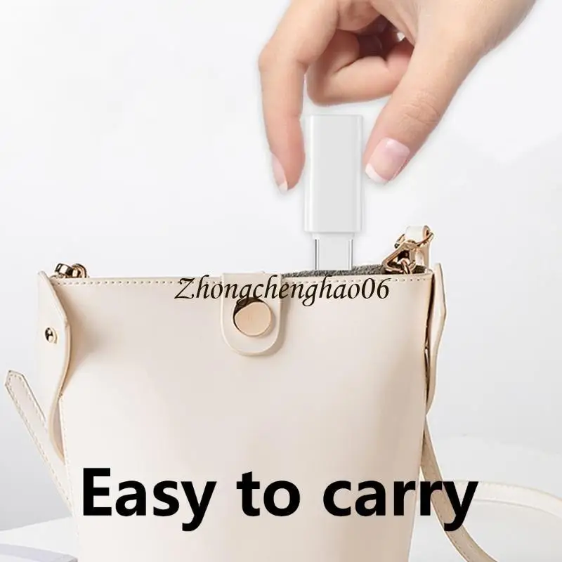 Type C to 3.5mm Female Headphone Jacks Adapter USB to 3.5mm Audios Converters 601F