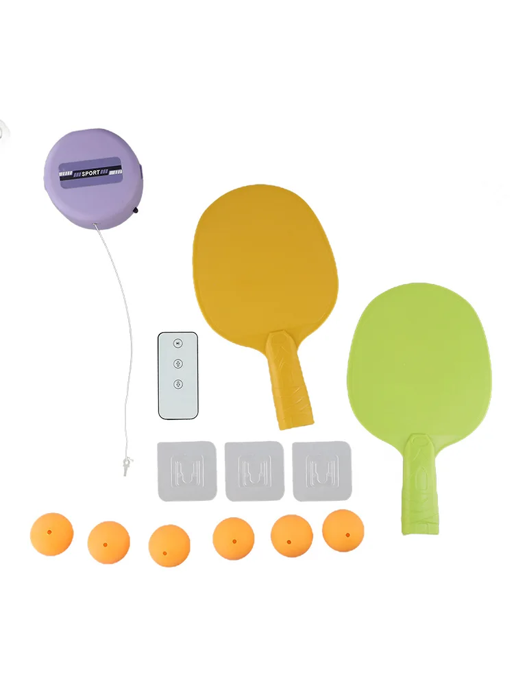 Self-Trainer Table Tennis Automatic Table Tennis Trainer Adjustable Length Easy Installation For For All Ages Self-Trainer