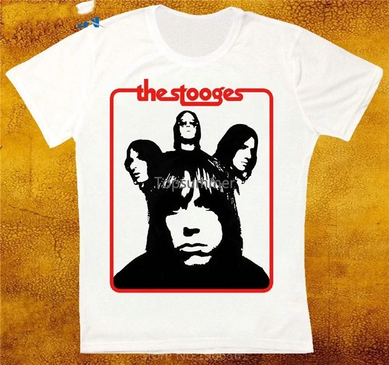 Printed T Shirt Sale The Stooges Iggy Short Sleeve Men Crew Neck Fashion 2017 Tees