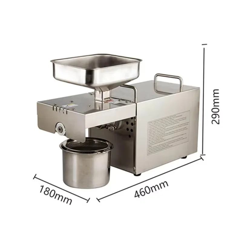 آلة ضغط زيت الأرغان عالية الإنتاجية/آلة استخلاص زيت جوز الهند المنزلية/آلة ضغط الزيت الصغيرة المنزلية #3