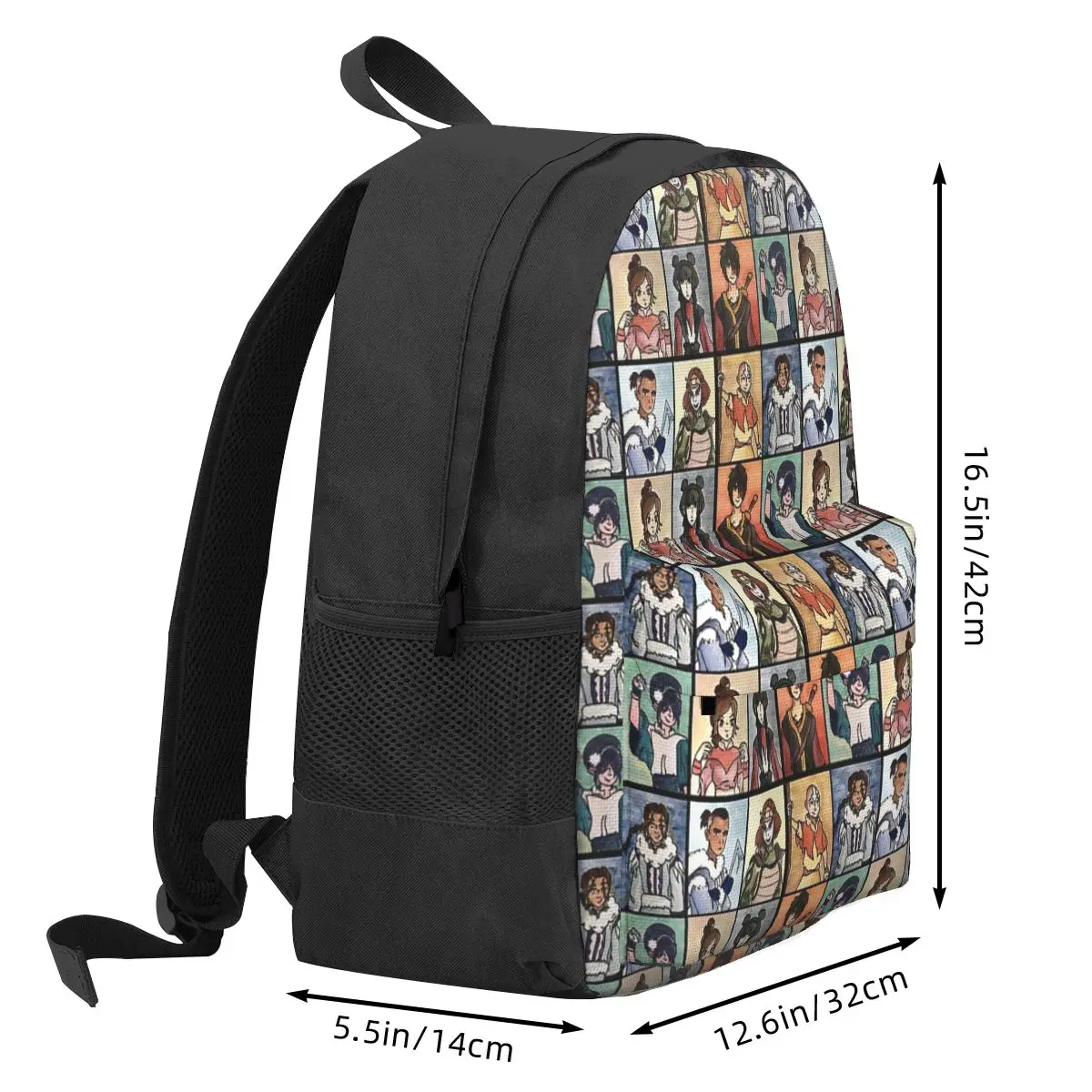 The Last Paintbender Team Avatar UlOscar Backpacks, Bookbag for Boys and Girls, Students School Rucksack, Travel Rucksack, Initiated Bag