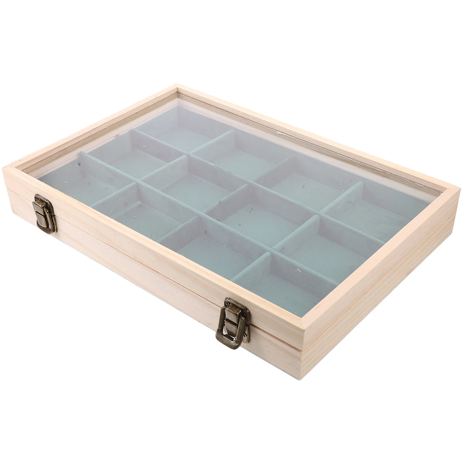

Clear Jewelry Display Box Organizer Large Storage Case For Necklaces Earrings Rings Bracelets Brooches Watches Scratch Resistant