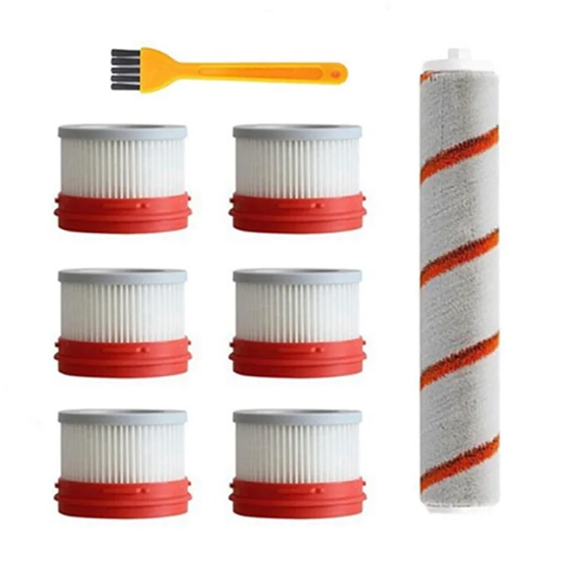 A005-สําหรับ Dreame V8 V9 V9B V10 เครื่องดูดฝุ่นอุปกรณ์เสริมอะไหล่ชุดแปรงนุ่ม Roller HEPA FILTER