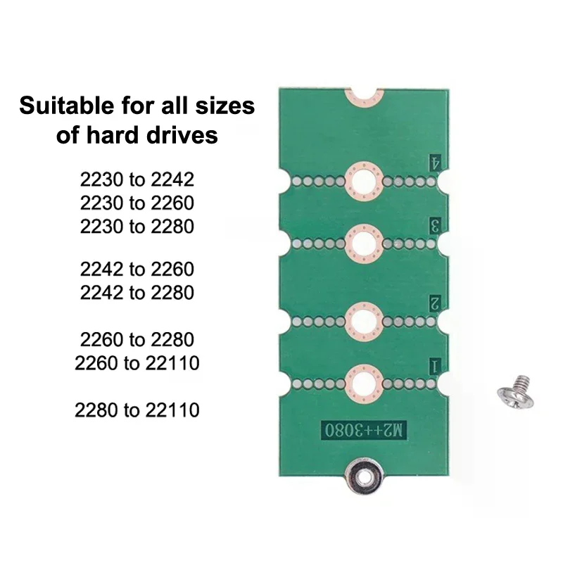 Adapter Ssd Card M 2 2230/2242/2260 Transfer Universal Extension Convert High Quality Durable Material Easy To Install