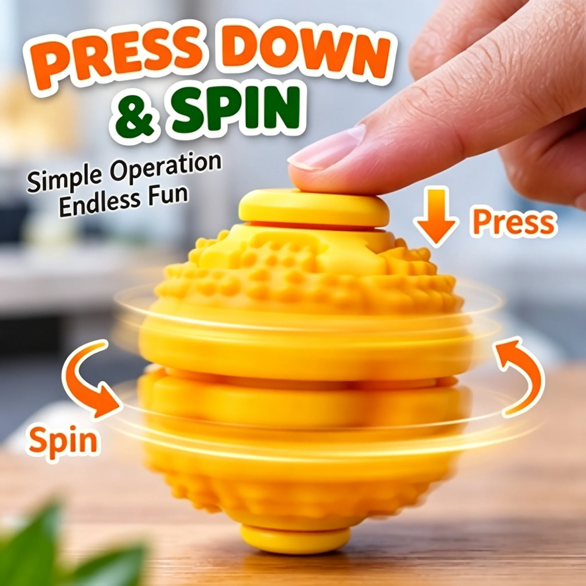 Food‑Shaped Durian Fidget Gyro Ball Press Rotatable Spinner Toy Anti‑Anxiety Decompression Hand Toy Table Ornament Present
