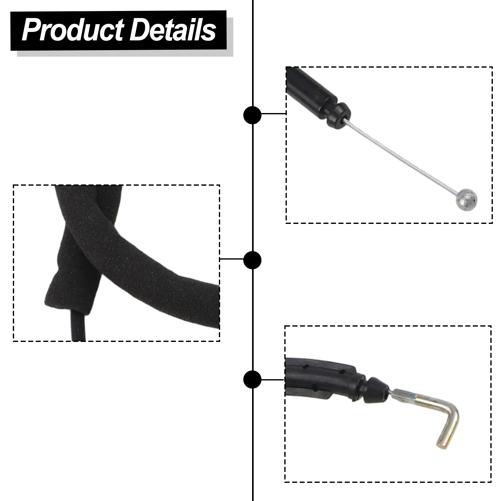 

OEM сменный кабель ручки дверного замка 820076688, совместимый с Renault для Master MK3 2010 2016, для Vauxhall Movano