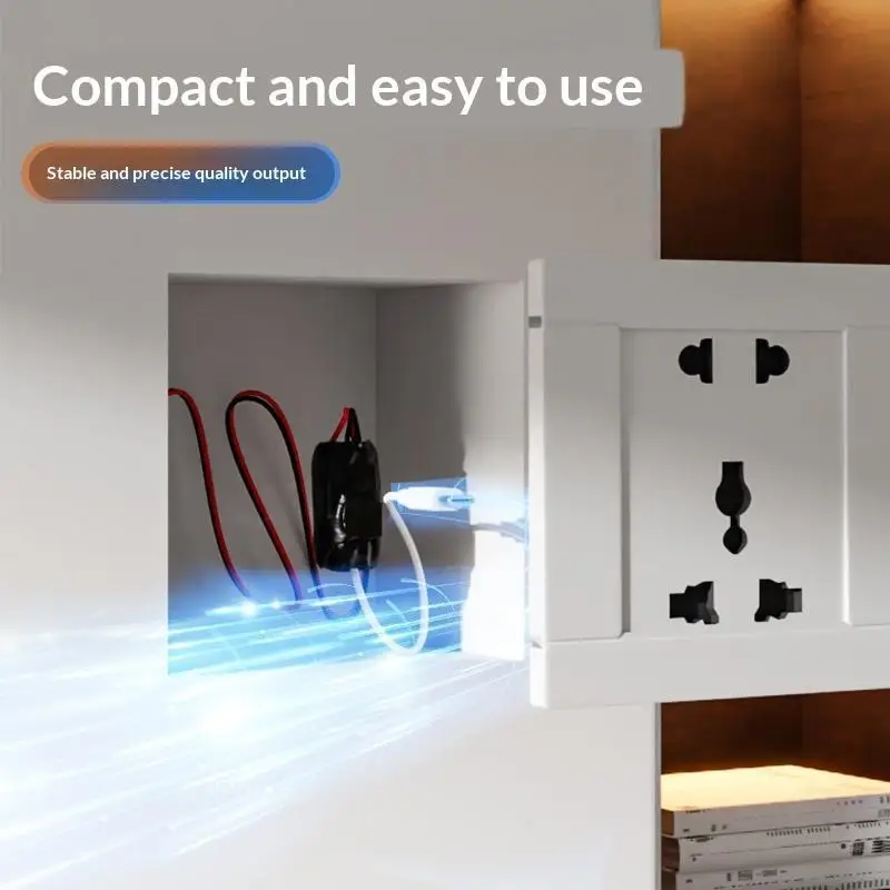 1Pcs Wireless Video Camera Power Transformer AC 220V To DC 5V 1A 2A Household Power Supply WiFi Monitoring Adapter USB Type-C