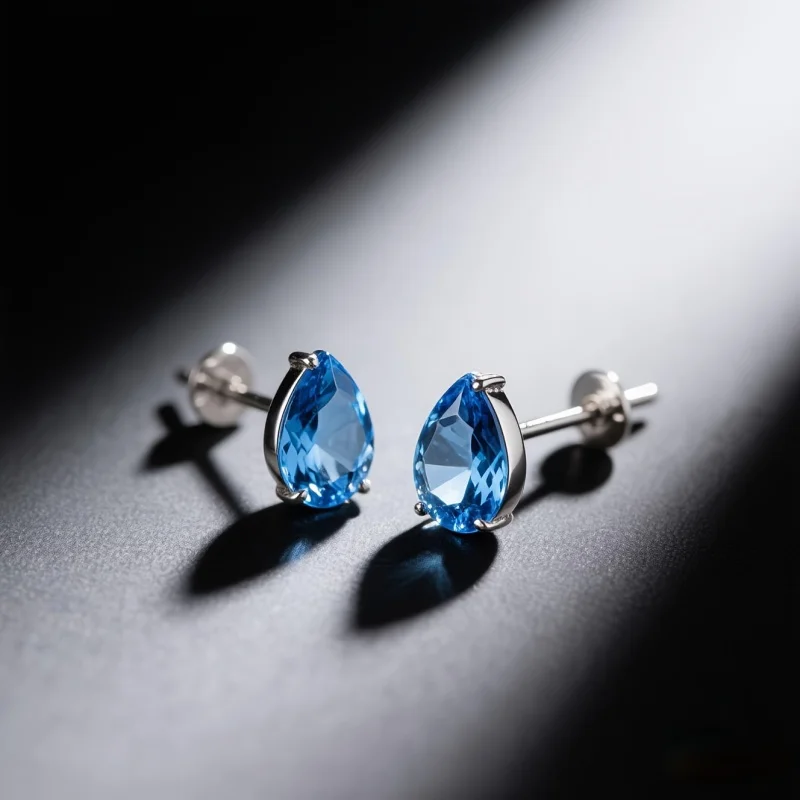 

SGARIT однотонные серьги из стерлингового серебра 925 пробы 6*8 мм с каплей воды и топазом для женщин, ювелирные изделия с драгоценными камнями, обручальное кольцо, вечерние, прекрасный подарок